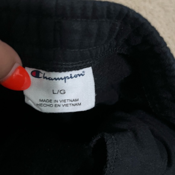 Black Womens Champion Joggers - Picture 3 of 4